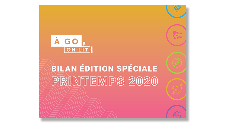 Bilan À GO, on lit! Printemps 2020