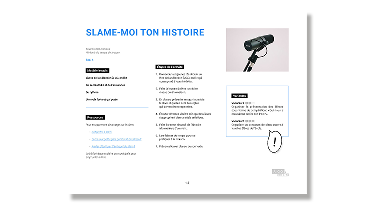 Guide d'activité : Slame-moi ton histoire